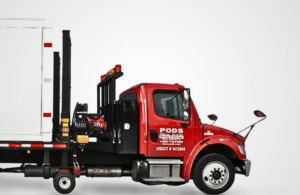 PODS container truck.